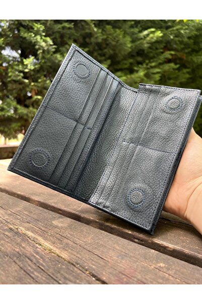 ÖzkanAccessory Çok Fonksiyonlu Mıknatıslı Deri Cüzdan