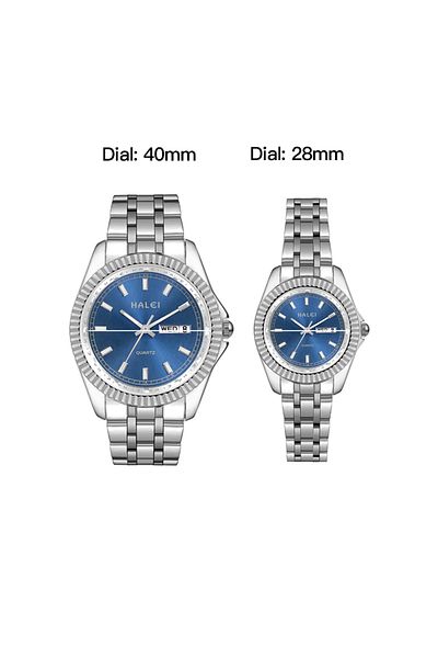HALEI Harley 583 Quartz Simple Couple Watch