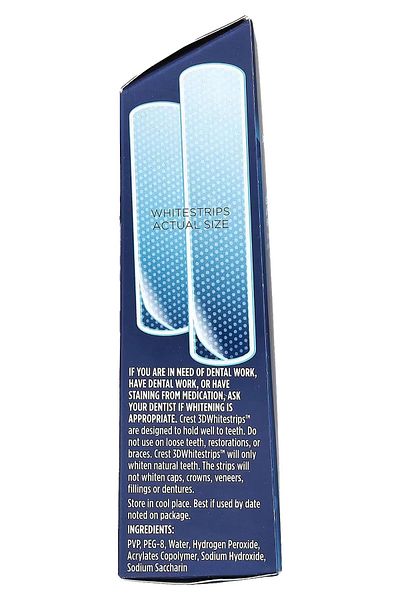 CREST 3D White Double Comfortable Whitestrips - 20 Daily Use