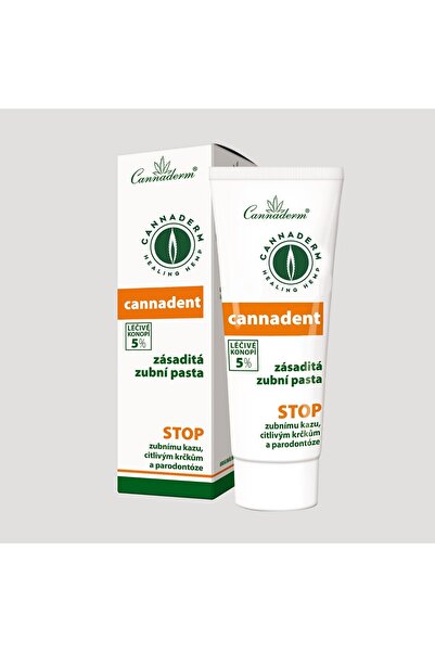 CANNADERM Cannadent Diş Macunu %100 Doğal Kenevir Yağı 75gr
