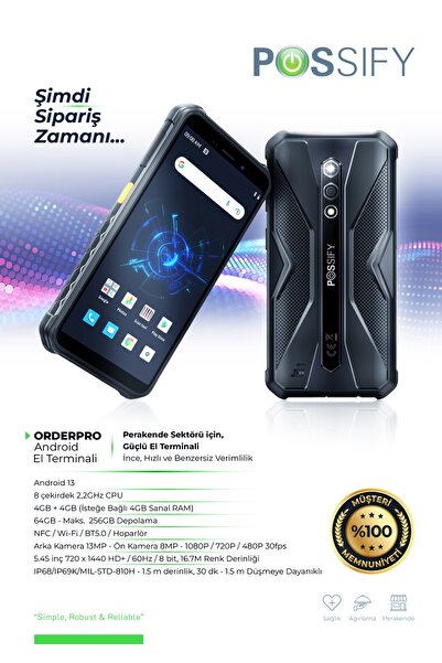 POSSIFY OrderPro Garson Sipariş Terminali