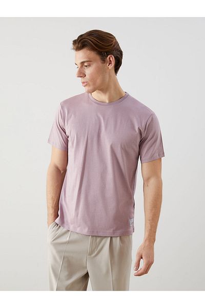 LC Waikiki New Season Crew Neck Short Sleeve Printed Combed Cotton Men's T-Shirt - S5Ku19Z8