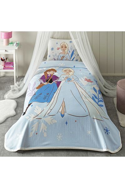 Taç Taç Licensed Disney Frozen Family Single Cotton Pique Set