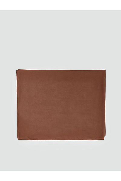 LC Waikiki Brown Patterned Women's Voile Shawl