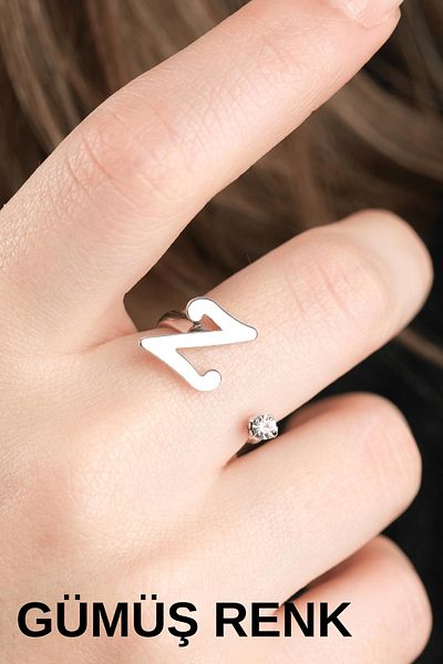 Jack Ferrero Silver Anti-Arroof Letter Ring