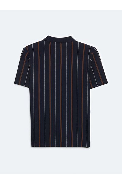 LC Waikiki Νέα σεζόν Polo Collar Striped Ανδρικό Tisort - S5EJ99Z8