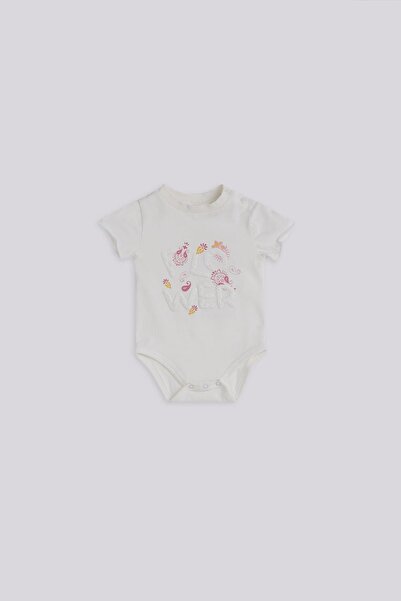 Layette BG Store Kız Bebek Ekru Body