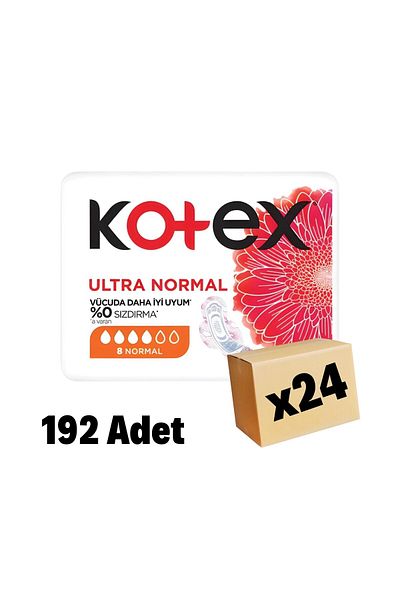 Kotex Single Sanitary Pad Normal Set of 24 (1 Box) Wholesale