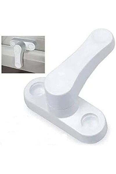 Hepta Collection 5 Pieces Metal Pvc Door Window Pimapen Safety Lock Child Burglar Security Latch - White (5)