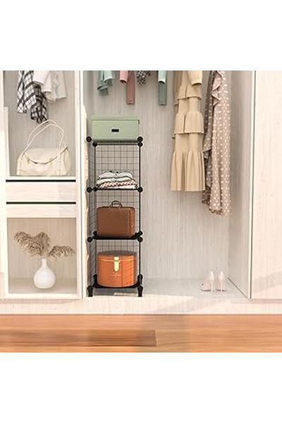 Hepta Collection Decobella Decorative Wire Cabinet - 3 Cubes