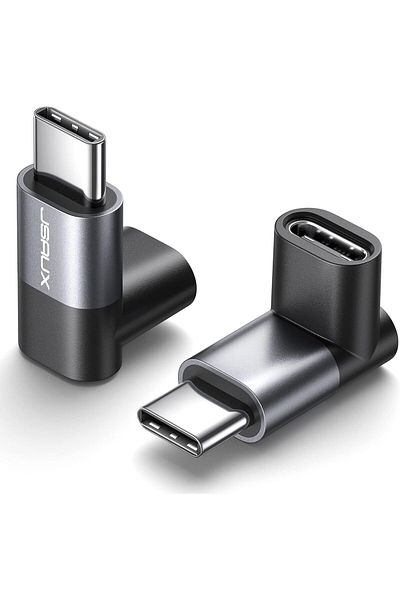SYNTECH | محولان USB-C بزاوية قائمة 90 درجة يدعمان ما يصل إلى 40 جيجابايت في الثانية
