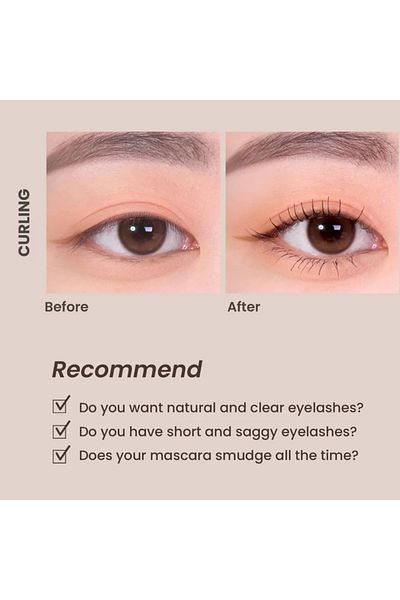 Heimish Brown Smudge Stop Mascara Curling