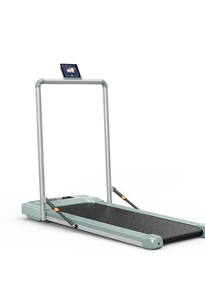 ETG 2.0HP 1-8km/h Small Home Walk-Behind Treadmill with Bluetooth Connection, Foldable, Multi-Functional