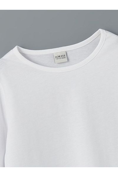 LC Waikiki Tricou pentru fete cu gât crew de sezon nou - S5KY23Z4