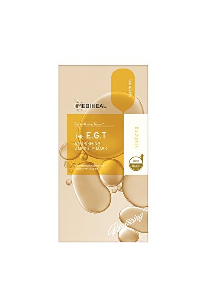 Mediheal Korean E.G.T Nourishing Ampoule Mask, Infused With Vitalizing Peptide, 10's, 27 ml