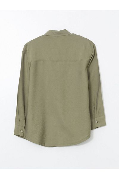 LC Waikiki Lcw Vision Khaki Loose Fit Women's Shirt
