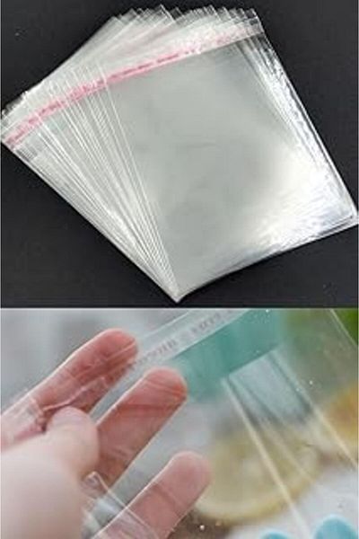 MERT AMBALAJ Transparent Tape Gelatin Bag, Dowry Bag 20 * 30 cm 50 Pieces