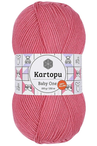Genel Markalar Baby One %100 Anti-pilling Bebek Yünü Şeker Pembe K244