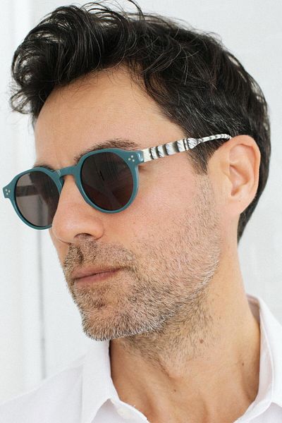 Bilge Karga Marja Blue Black Men's Sunglasses