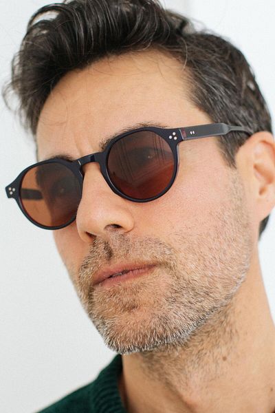 Bilge Karga Marja Navy Brown Men's Sunglasses