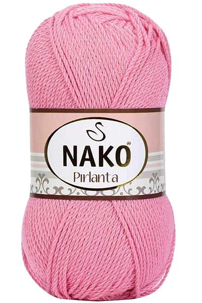 NAKO Diamond Amigurumi Πλεκτό Χέρι Σχοινί Ροζ 6740
