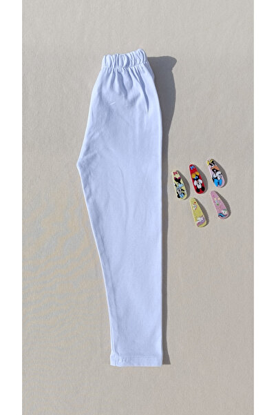 siyalife Κοριτσίστικο Λευκό Χρώμα Basic Καλσόν