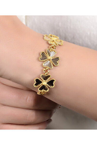 YUSUF 3 LÜ YONCA BİLEKLİK DORİKA İŞLEMELİ 14 AYAR 9,70 GR AYARLANABİLİR BİLEK...