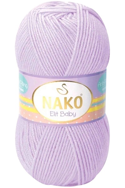 NAKO N.ako Elit Baby Firea de tricotat manual pentru bebelusi, anti-pilling, ...