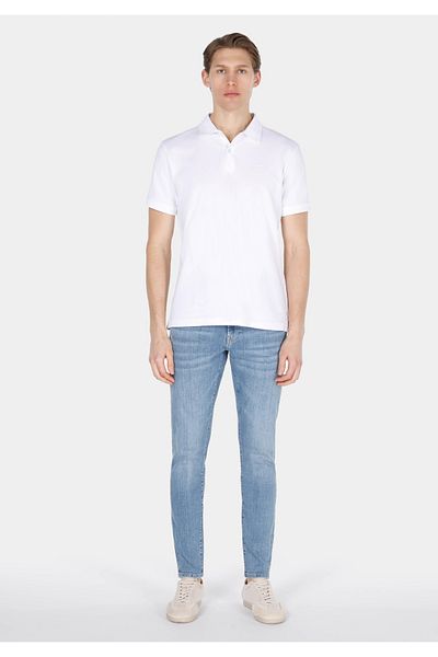 Colin's 041 Pantaloni de jeans albaștri pentru bărbați, slim fit, cu talie joasă
