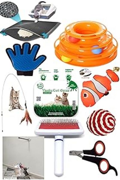 Hepta Collection مجموعة ألعاب ورعاية القطط من تينكي 10 لو