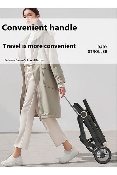 Ma Baby Baby Stroller, Can Sit And Lie,Three Point Safety Belt Lightweight Stroller For Travel