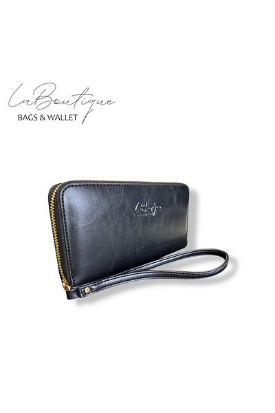 LA BOUTIQUE 4047 Portofel LB negru