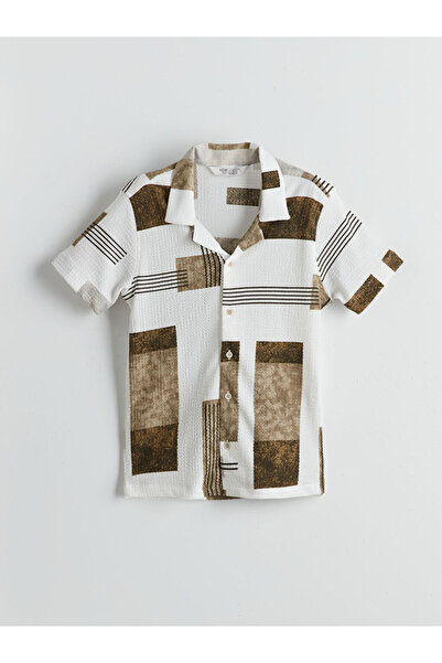 LC Waikiki LCW Vision зелена шарена риза за момче