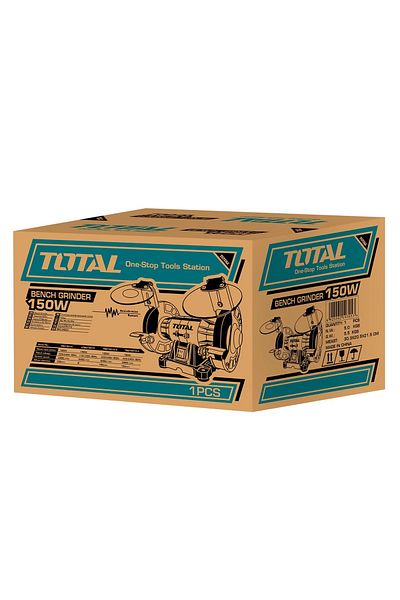 TOTAL Bench Grinder 150W 150MM TBG15015