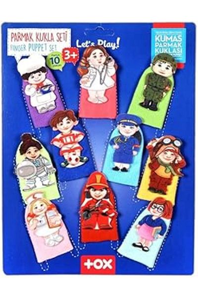 STOREMAX Educational Profession Finger Puppet 10 Pieces - T76-2