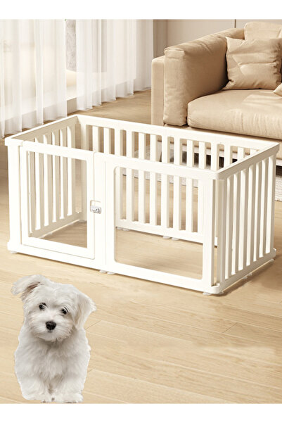 KidLe سياج للكلاب الأليفة قفص شفاف كامل للكلاب