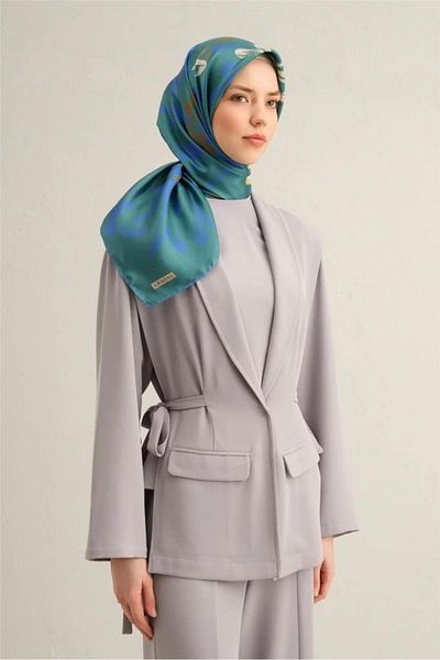 Armine Armi̇ne Twill Silk Scarf 2025 Summer Season 9322D02-37