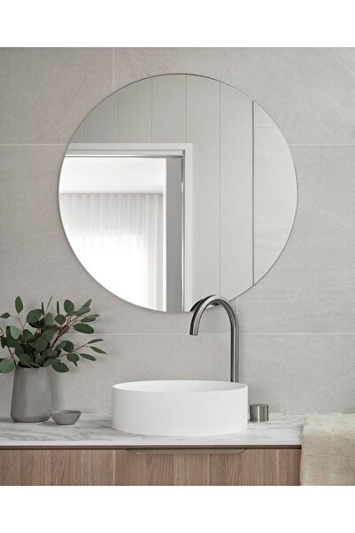 EFFE YAPI DEKOR 50 Cm Çerçevesiz Yuvarlak Ayna