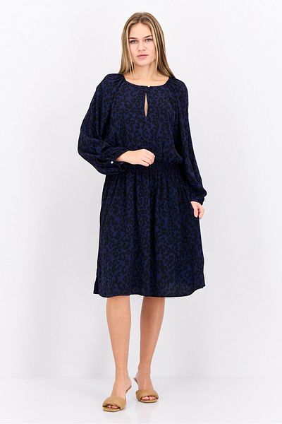 Gant Women Allover Print Midi Dress, Navy