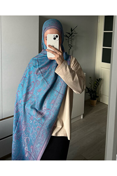 Sedef Hint İpeği Desenli Şal