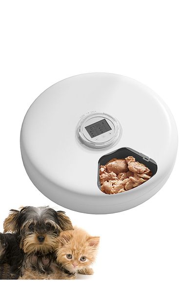 KidLe Automatic Cat Feeder Pet Feeder for Wet Food Dry Food