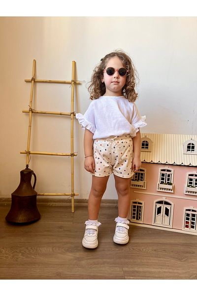 DİVİSTA Pantaloni scurți unisex pentru copii cu modele multicolore