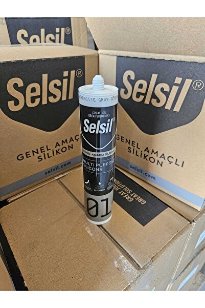 Selsil SELSİL GENEL AMAÇLI SİLİKON ANNRASİT GRİ