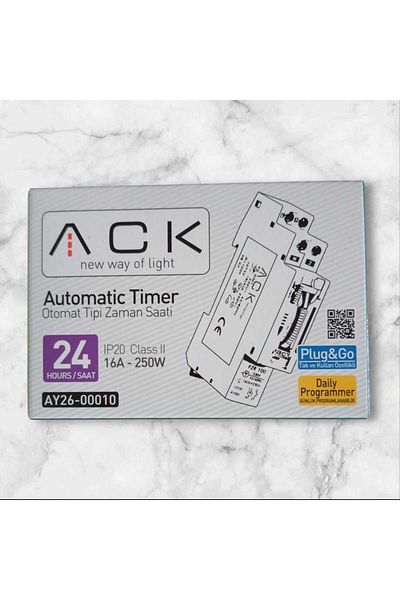 ACK Manually Adjustable Time Clock Fuse 16 a 250 W