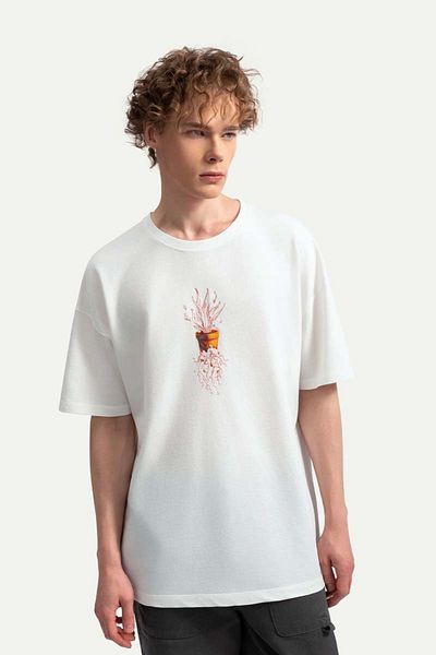 KAFT Unisex Oversize Design T-Shirt - Μέση
