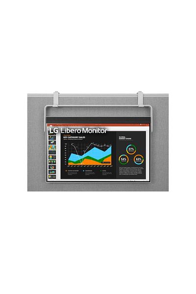 LG 27BQ70QC-S 27-inch QHD (2560 x 1440) IPS Libero Monitor with Detachable Full HD Webcam