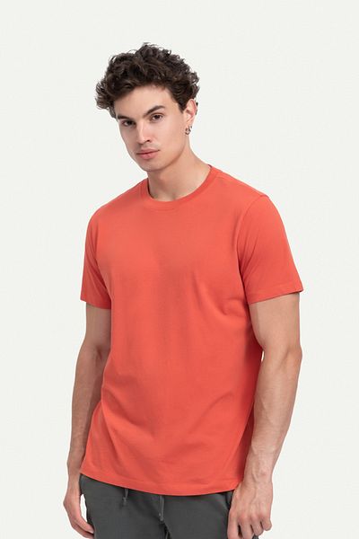 KAFT Unisex Basic T-Shirt Regular Fit - Κοράλλι