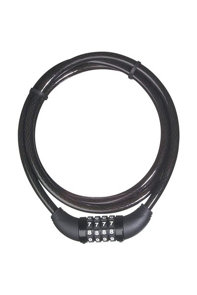 Master Lock Braided Steel Combination Cable Lock for Bike 1.5m x 10mm