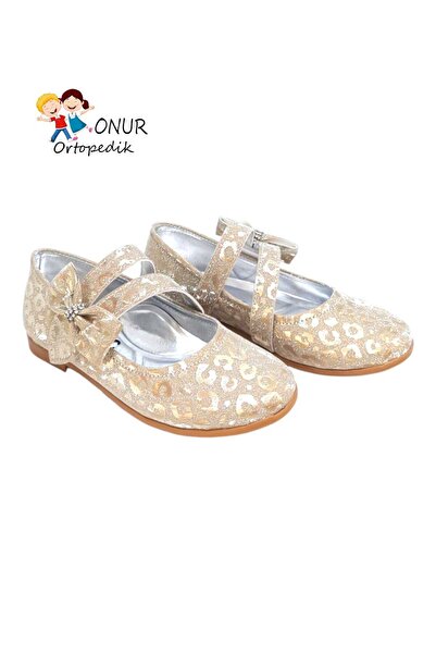 Onur Ortopedik Balerini de culoare roz elegant cu talpă ortopedică pentru fete