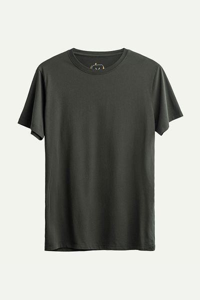 KAFT Unisex Basic T-Shirt Regular Fit - Ασφάλτης